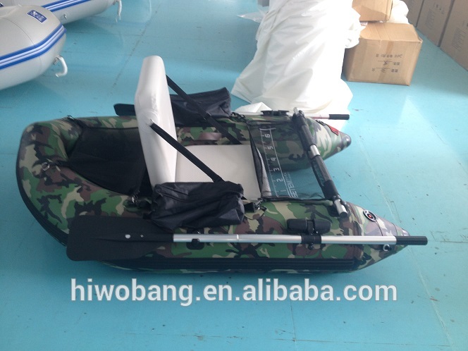 Fishing boat PVC inflatable belly boat for fishing