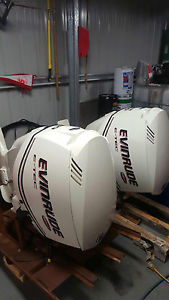 Pair of 2008 Evinrude E-Tec 150 V6