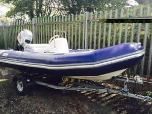 Avon Adventure 410 RIB Mariner  Four Stroke Trailer - Part Exchange Welcome