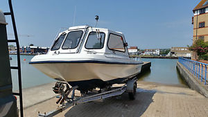 boat dell quay dory 17ft 50hp mariner 4 stroke