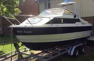 Sealine 18ft Sports Cabin Cruiser With Engine + Trailer. Swap PX Caravan/Camper