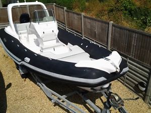 STINGHER 680GT 7m 130hrs Rib powerBoat 200HP MERCURY Verado 4 Stroke Power boats