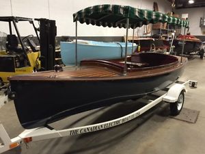 2001 QUIETUDE 156 ELECTRIC MOTOR BOAT DUFFY ELECTRACRAFT PONTOON
