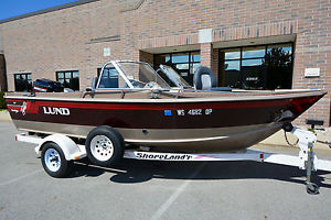 1995 Lund Tyee 1850 1 Owner, with only 199 Hours on the 150hp Mercury
