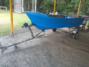 Tinny and trailer