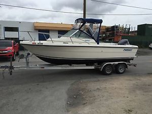 1995 Pursuit 21 Walkaround with Yamaha 200