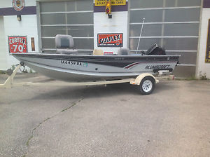 1997 Alumacraft Magnum 165 Deep V extra wide