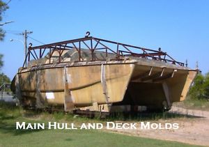 40ft Grainger Catamaran Boat Molds - Power or Sail
