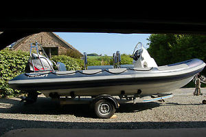 Ribcraft 650 Rib, Mariner 200 Opti-Max Outboard & Trailer/Trolley