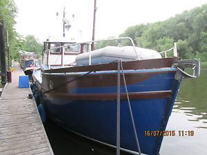 MOTOR CRUISER LIVEABOARD EX-SHIPS LIFEBOAT 5 BERTH TWIN SCREW GRP hull 36ft