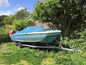 FOR SALE: Circa 1968 Glastron Sportster boat with trailer