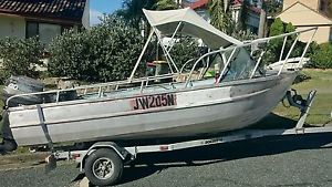 Clarke Aluminium boat Tohatsu 40 HP
