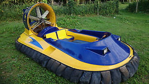 Flying Fish Marlin 2 Cruising Hovercraft with trailer.