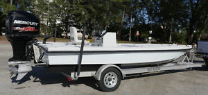 2005 SEA RAVEN FLATS BOAT ALL WATER FLATS BOAT 21FT WITH 2013 MERCURY PRO XS 250