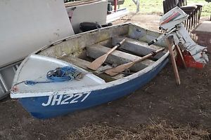 Aluminium Tinny Boat with Johnson Motor