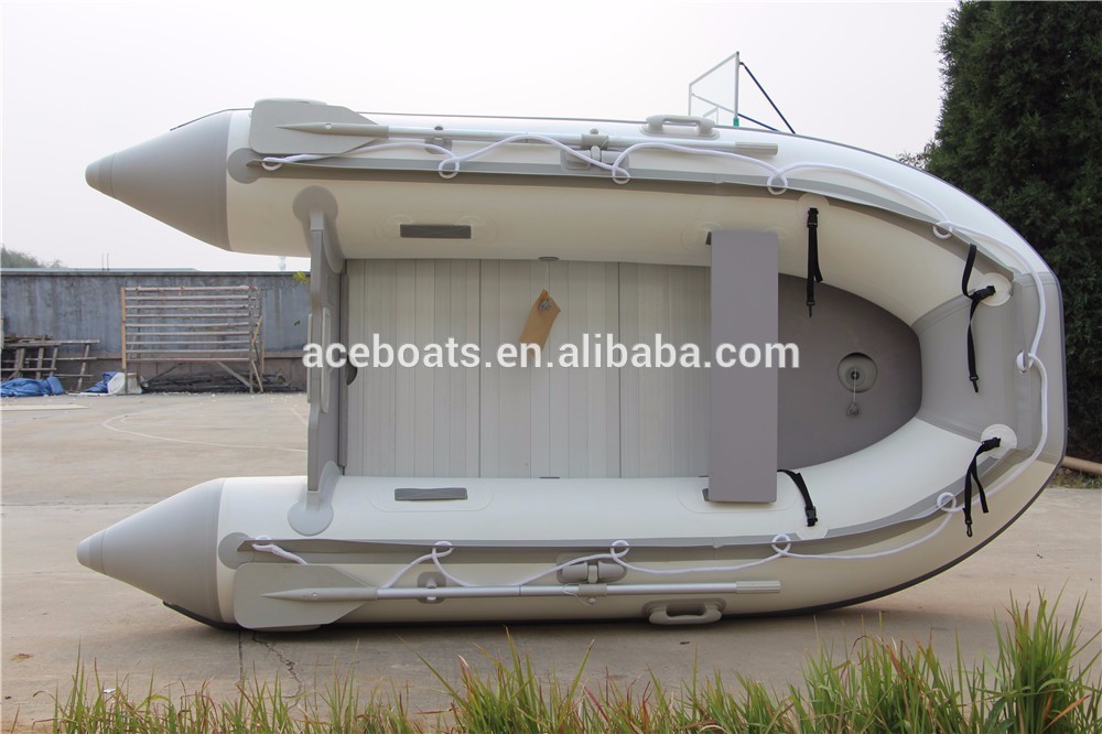 Inflatable 2 person rigid inflatable boats with Aluminum Floor! image 1