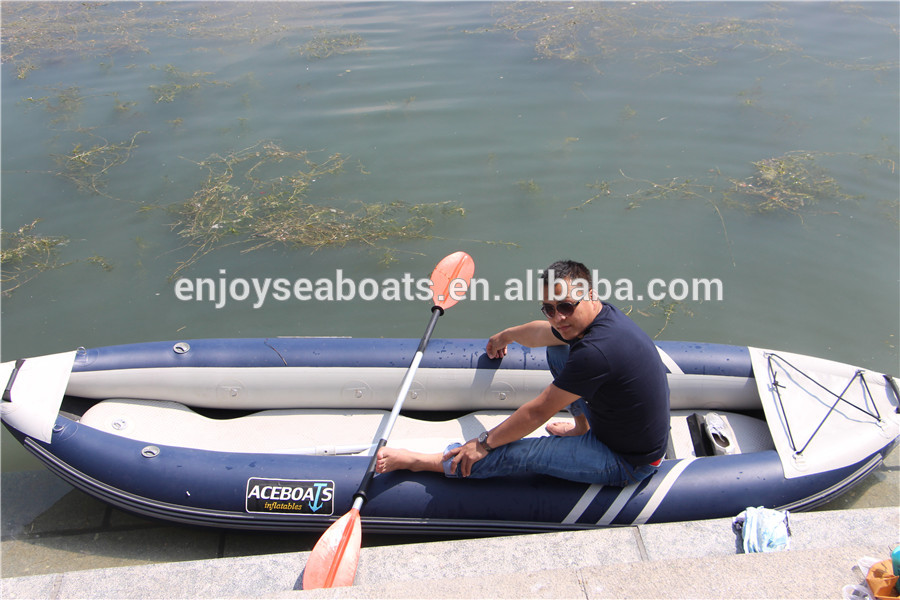 Inflatable Fishing Kayak With Paddle! image 1