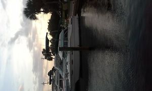 1987 30ft sea ray sedan liveaboard cruiser offshore fishing boat.