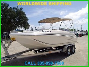 2013 HURRICANE 188 SUNDECK SPORT! SERVICED! READY FOR WATER!