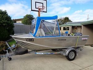 Ally Craft 395 Shadow boat and trailer allycraft tinny tinnie 25hp