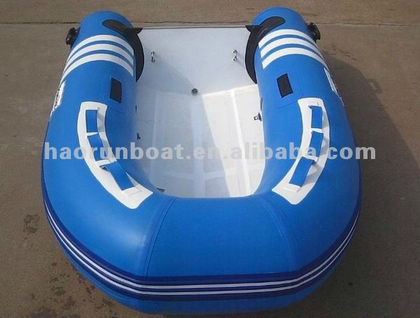 2.7meters-3.3meters PVC/Hyplon matrial fiberglass inflatable boat