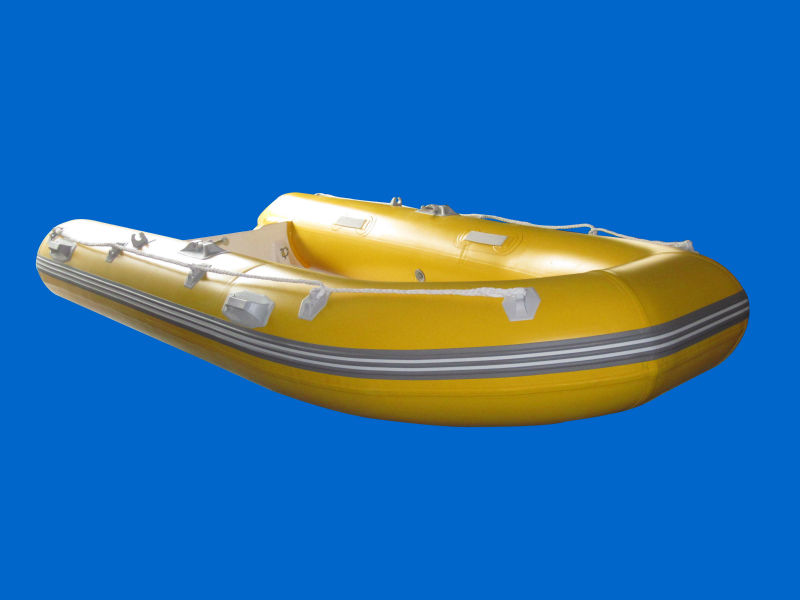 3 .3m fiber glass floor pvc material boat with console rib boat