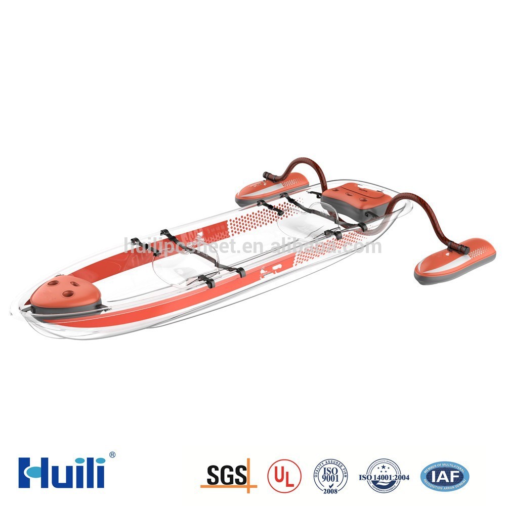 2015 hot sale boat plastic fishing kayak, double seat kayak, fishing boat, canoe