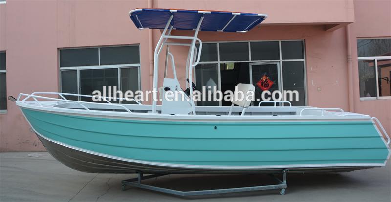 19ft m center console T-top aluminum fishing boat
