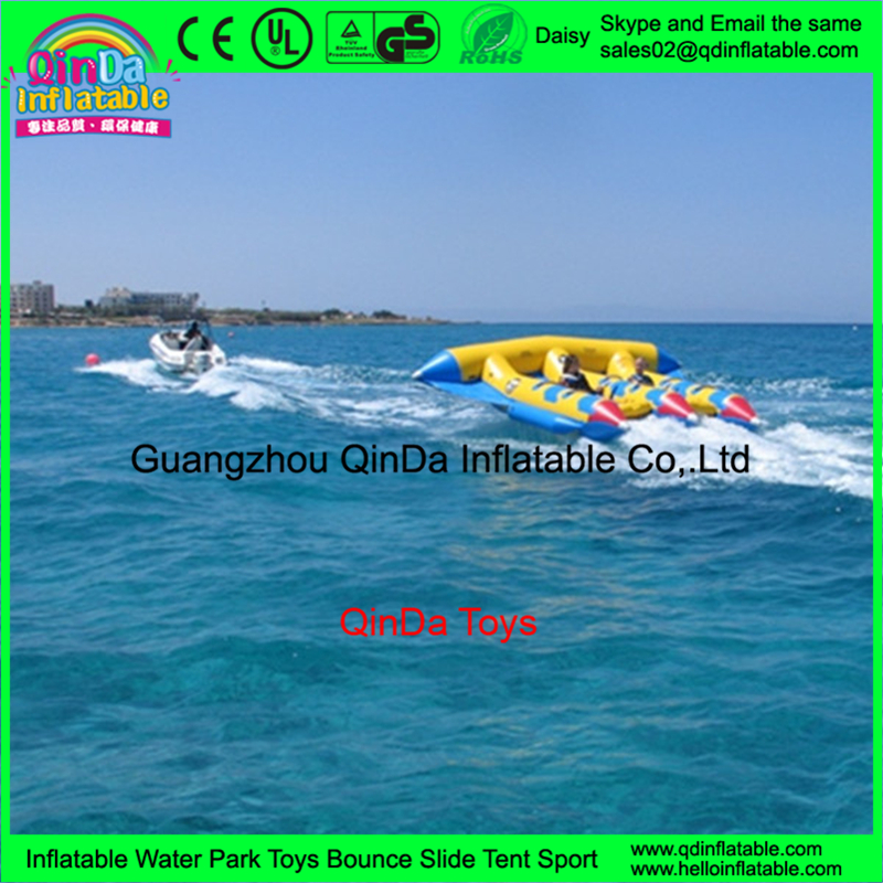 Flying Towables Amusement Rides Commercial Grade Inflatable Fly Fish Boat