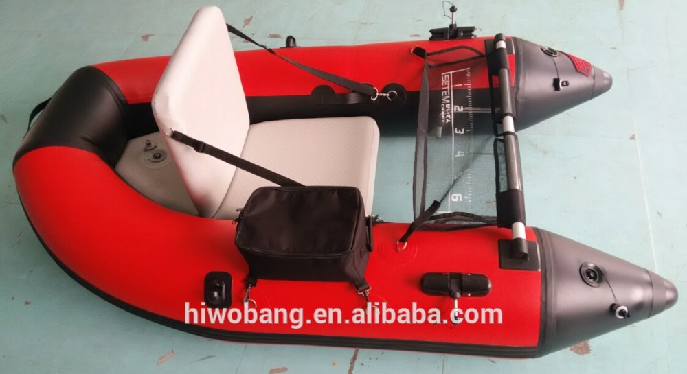 PVC inflatable belly boat for fishing