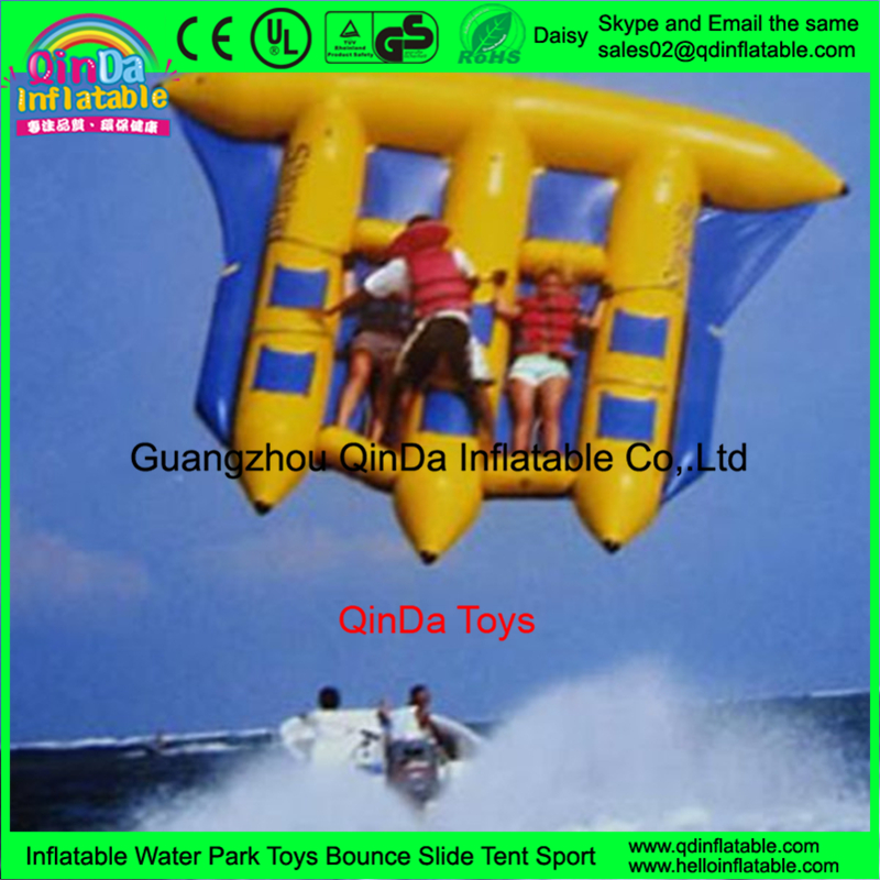 2016 Exciting Water Sled Tube Flying A Kite Inflatable Banana Boat Fly Fish Boat