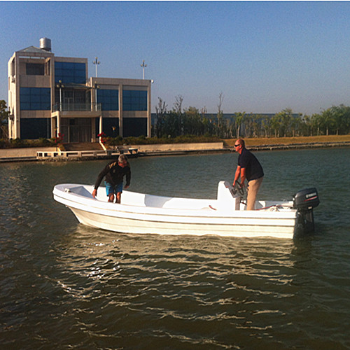 CE Certification Fiberglass Pontoon Boat for Sale