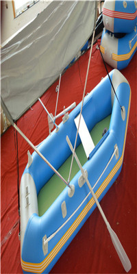2015 Hot Sale High Quality Blue and Grey Aluminum FloorInflatable Boat
