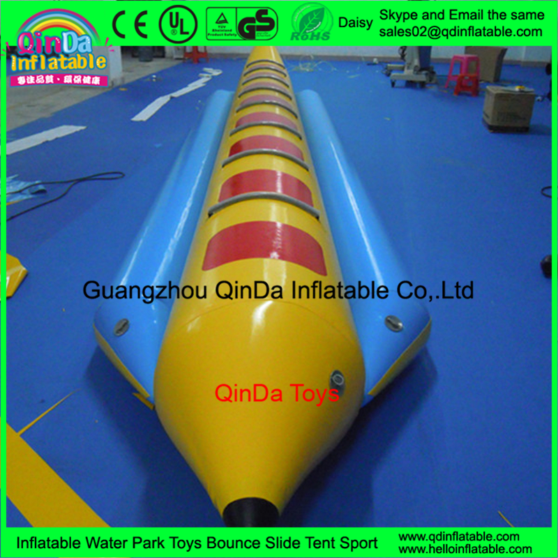 QinDa Toys Hot Sale Flying Towables Inflatable Flying Fish Banana Boat For Sale
