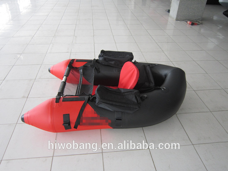 0.9mm PVC inflatable belly boat for fishing