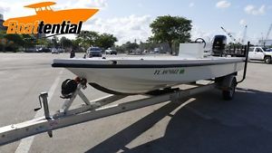 2005 SEA RAVEN FLATS BOAT ALL WATER FLATS BOAT "HULL AND TRAILER ONLY" image 1