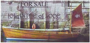 Classic wooden motor boat