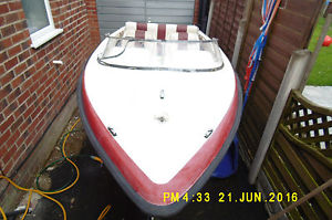 14FT Global Sabre sports Ski Speed boat, Snipe Trailer, fuel tank, light board