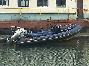 2001 RIBTEC 585 WITH 2006 HONDA 135HP OUTBOARD