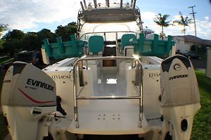Kevlacat 2100 Offshore Fishing Boat with Twin 90hp Etec motors