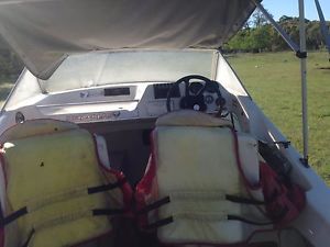 15ft half cab Nova 70hp fishing boat