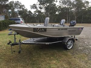 Quintrex 385 Explorer and 20HP Yamaha