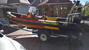1994 HUMBER DIVE PRO 5.3M RIB 115hp WITH TRAILER