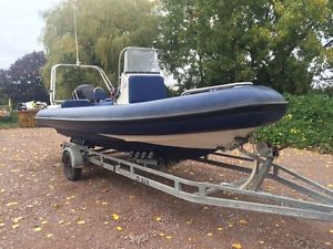 6.3m Ribeye Inflatable Rib Mercury 125hp Optimax Outboard