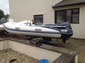 Rib power boat