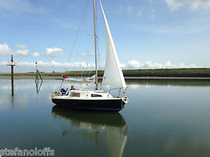 Small Sailing Yacht/Boat, sails & rigging from 2015, serviced engine