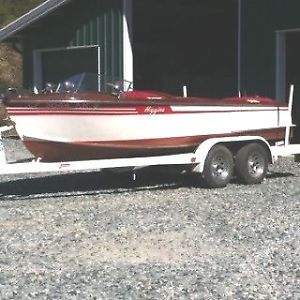 1949 HIGGINS Runabout Power Boat Ski Boat