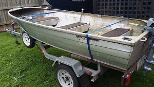 Boat, trailer, motor