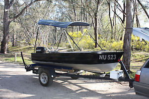 12ft tinnie 'Black Betty' 9.9HP Mercury