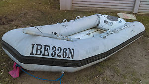 INFLATABLE  BOAT + 4HP MERC.OUTBOARD OR 15HP MARINER IN PLACE OF THE 4HP